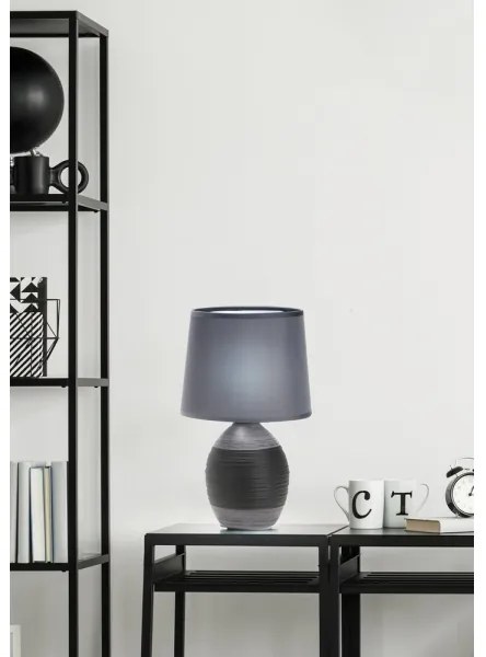 Lampă de masă AMBON 1xE14/40W/230V negru