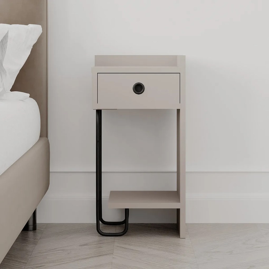 Măsuță de noptieră Sirius Right Light Mocha