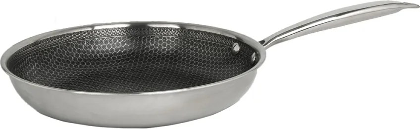 Tigaie Zilan ZLN9655 tri-ply, inox,antiaderent, protectie la zgarieturi, usor de spalat, 20 cm,1L