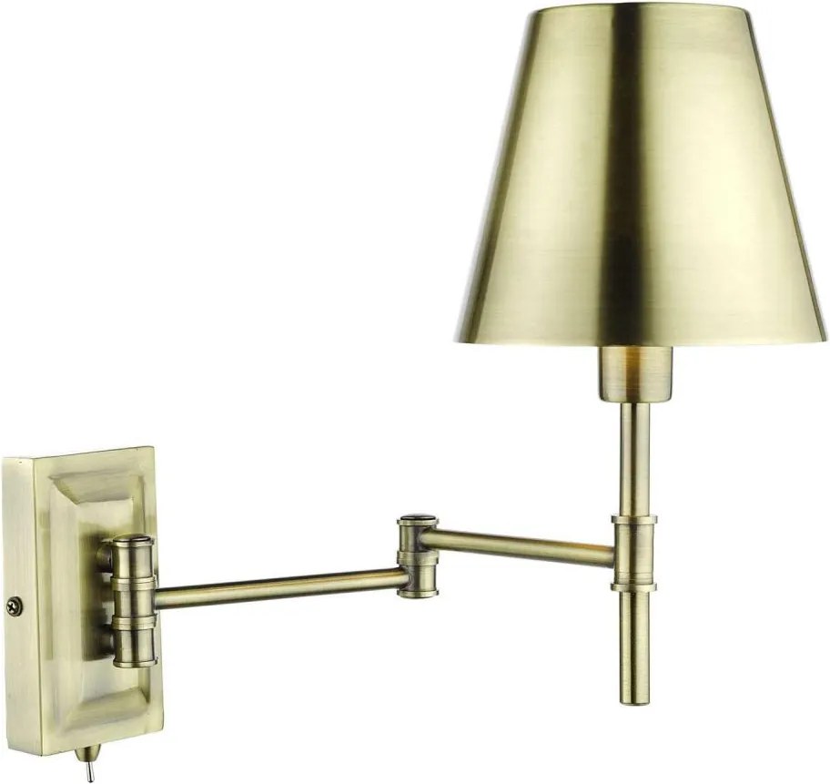 Där Lighting KEN0775 - Lampă de perete flexibilă KENSINGTON 1xE14/25W/230V alamă