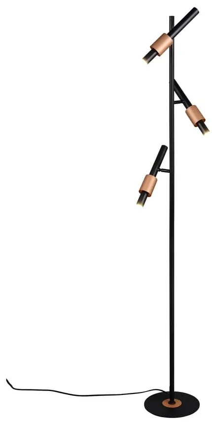 Lampadar negru-bronz LED (înălțime 150 cm) Ikaris – Trio Select