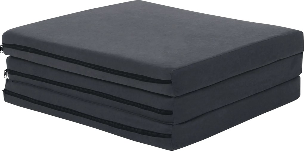 Saltea pliabilă, spumă, 65x180, gri, LEVI 65
