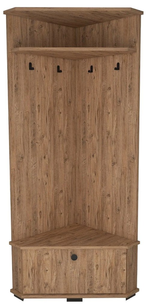 Pantofar Cuier Colt Aselna cu Usa si rafturi, 84 x 177 x 51 cm