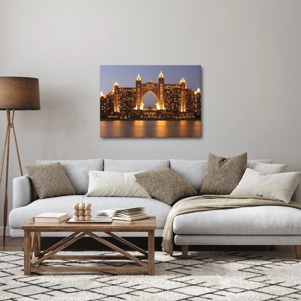 Tablou construcției în Dubai (70x50 cm)