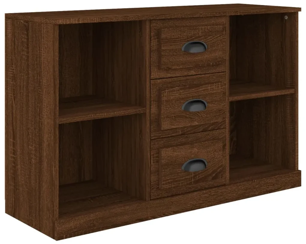 816239 vidaXL Servantă, stejar maro, 104,5x35,5x67,5 cm, lemn prelucrat