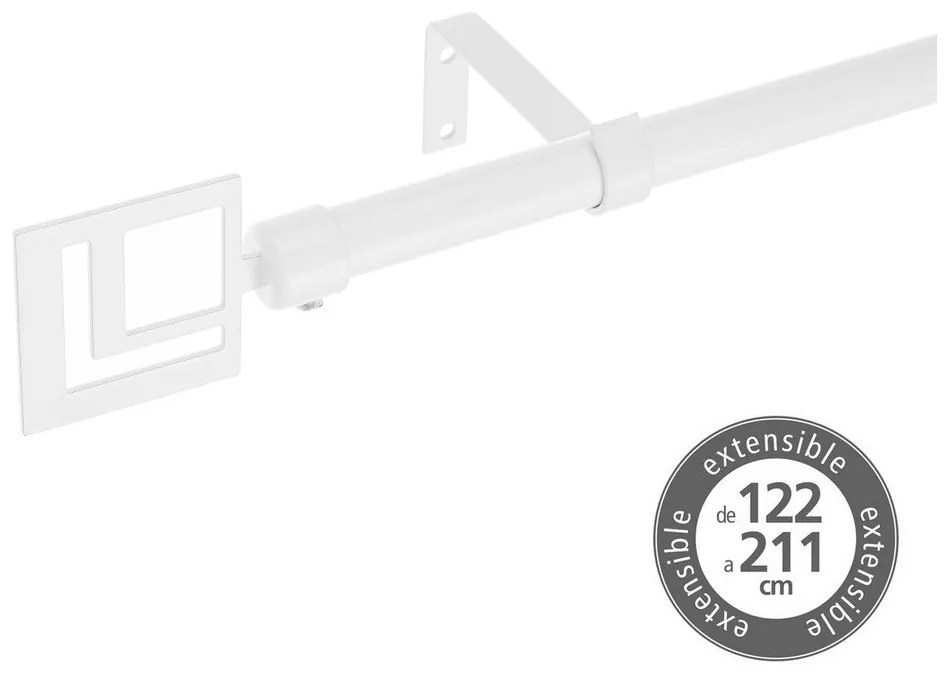 Galerie de perdea 122-211 cm extensibilă din metal – Casa Selección