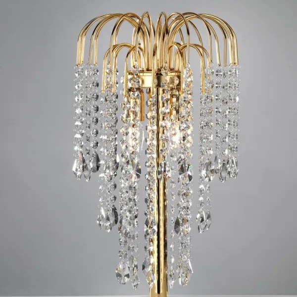 Lampă de masă PIOGGIA 2xE14/6W/230V auriu 50 cm ONLI