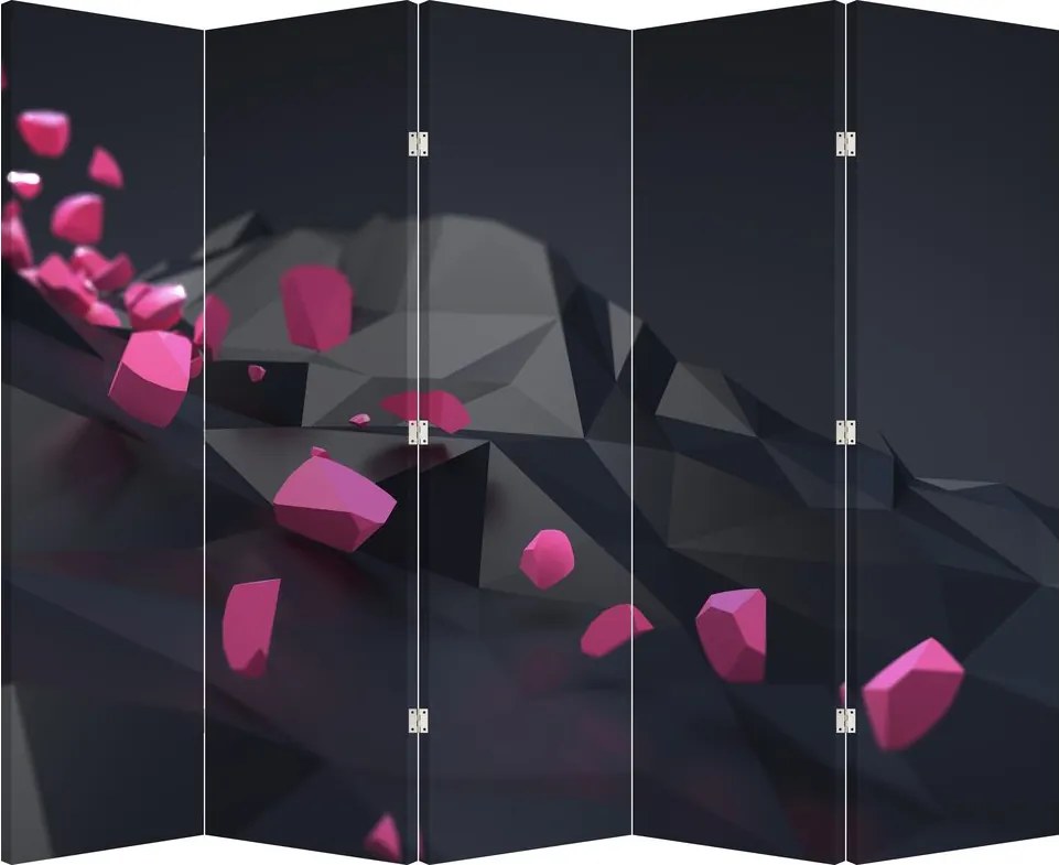 Paravan - 3D abstracție (210x170 cm)