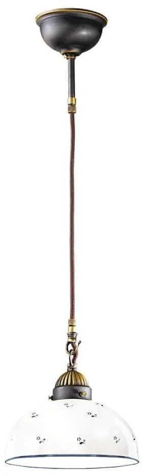 Lustră pe cablu Kolarz 731.30.24 NONNA 1xE27/75W/230V d. 30 cm albastru