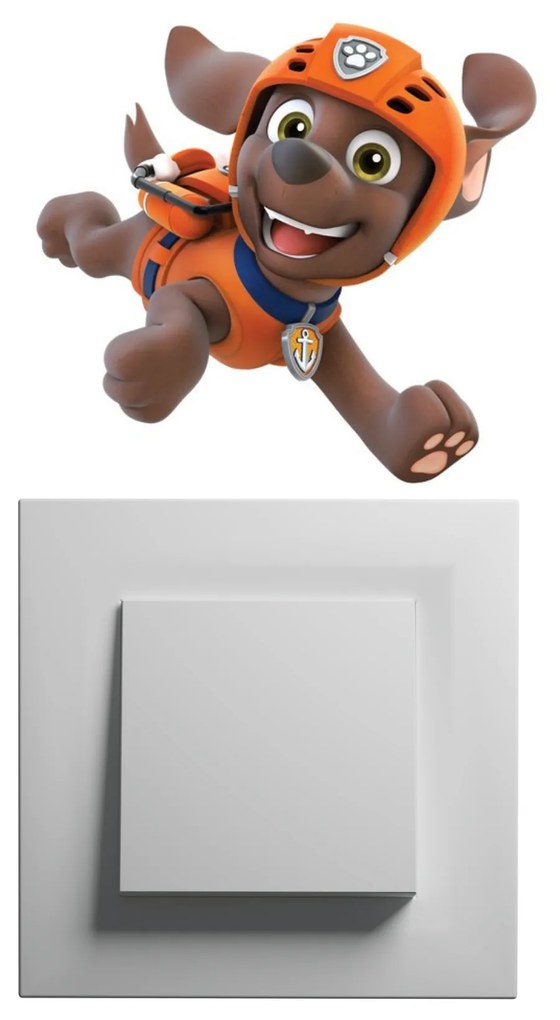 PIPPER. Autocolante pentru întrerupător „PAW Patrol - Zuma”