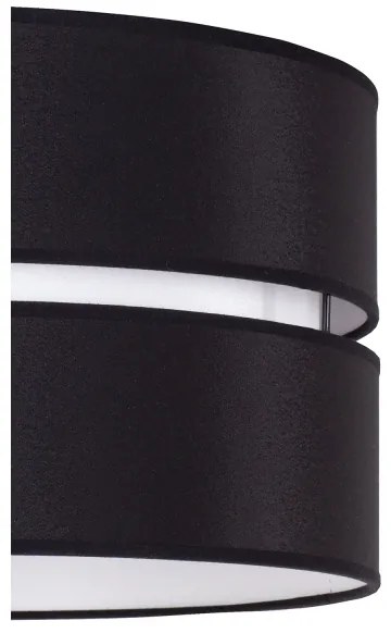 Lustră pe cablu Duolla DUO 1xE27/15W/230V d. 40 cm negru/alb