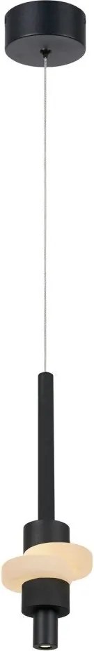 Lustra, Pendul LED din aluminiu si alabastru, Betty negru