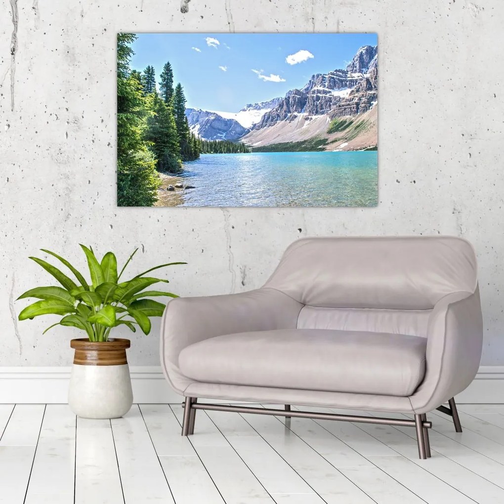 Tablou - Lac Alpin (90x60 cm)