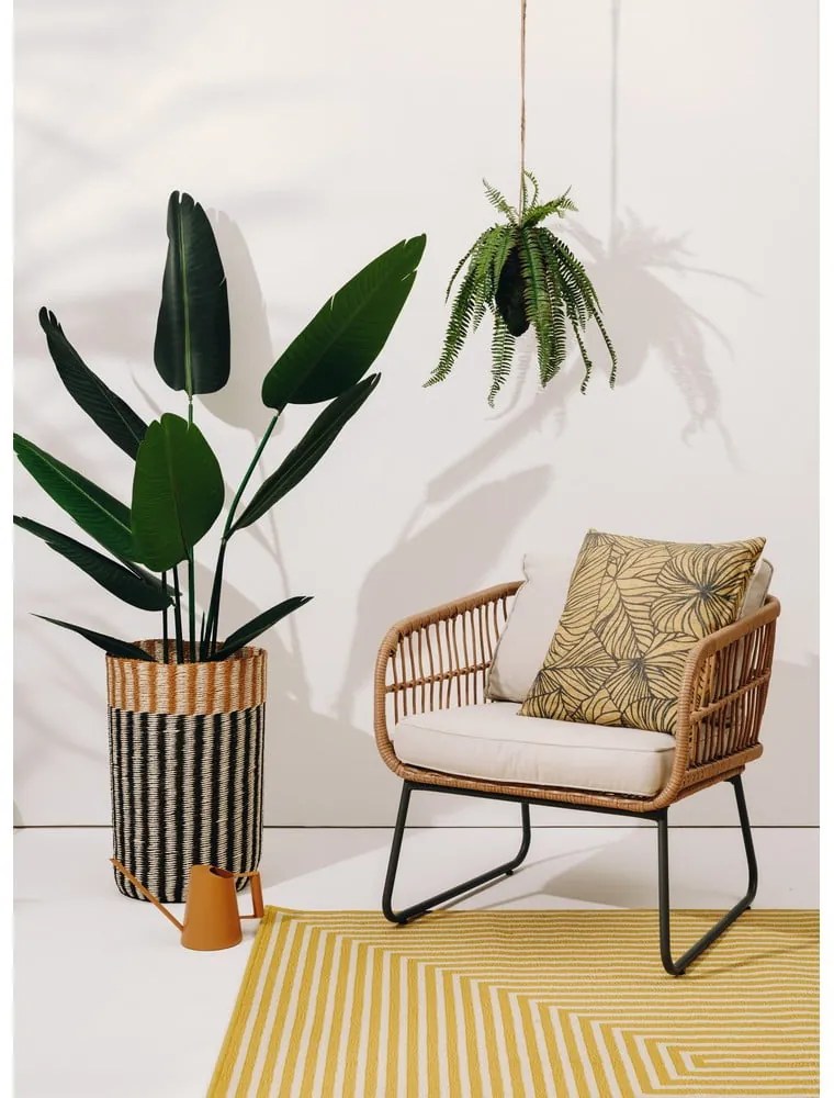 Set mobilier de grădină din ratan artificial Bonami Essentials Vistdal, bej