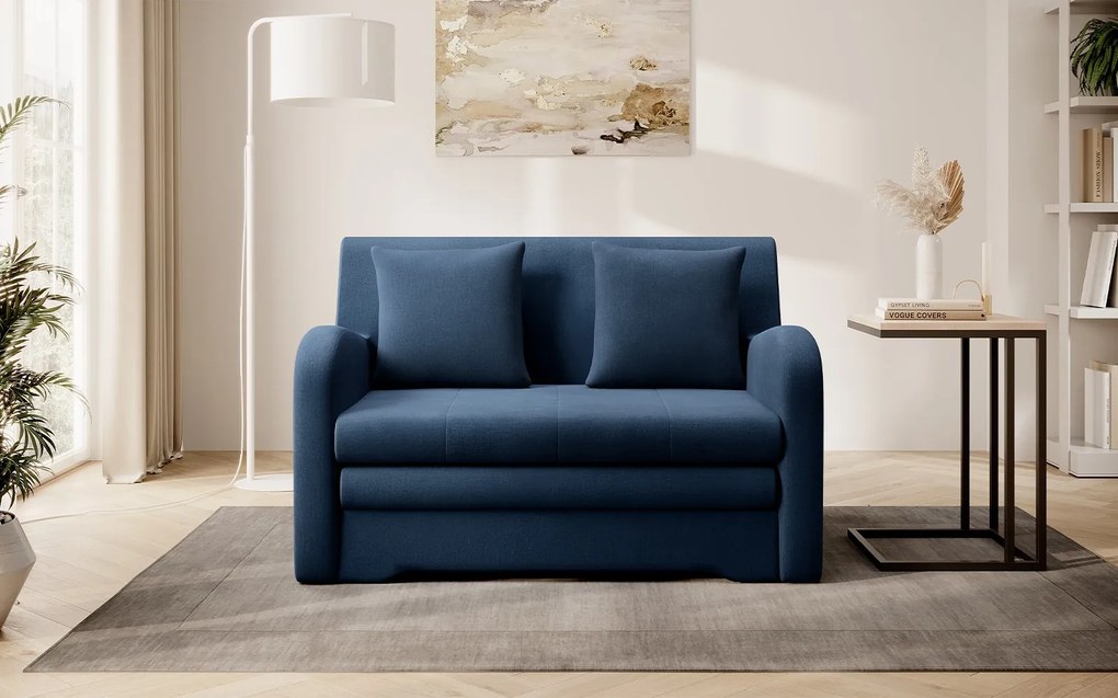 Canapea lemn masiv extensibilă Ario Personalizabilă, 130 × 103 × 85 cm - royal 01