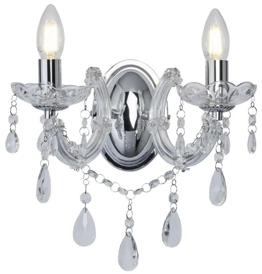 Searchlight - Aplică perete MARIE 2xE14/40W/230V