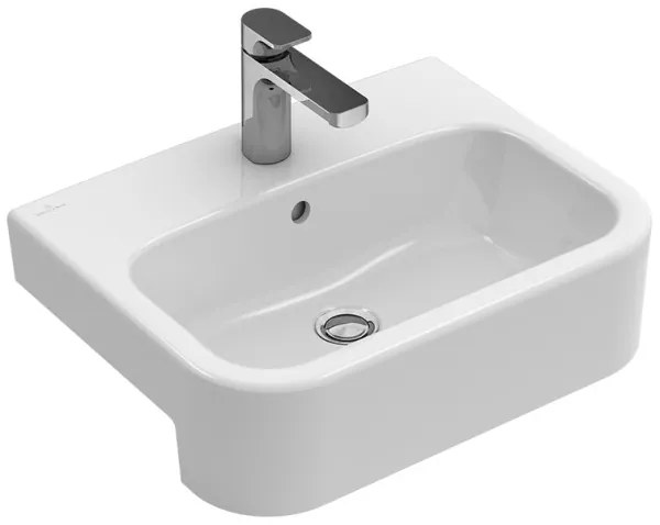 Lavoar semi-incastrat, Villeroy&amp;Boch Architectura, 55x43cm, Alb Alpin, 41905501