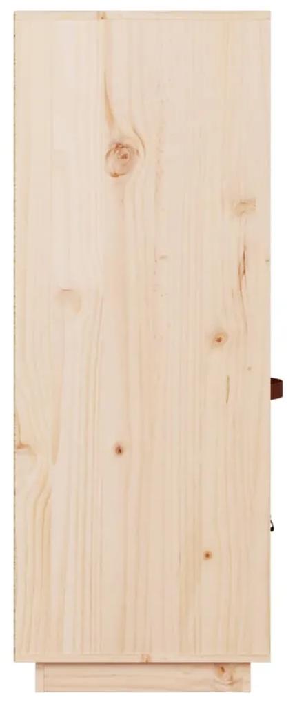 Dulap inalt, 67x40x108,5 cm, lemn masiv de pin 1, Maro
