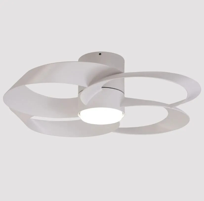 Lustra LED, Ventilator minimalist cu telecomanda, ROSE alb MA-8705