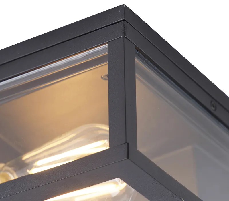 Plafoniera industriala negru IP44 - Charlois
