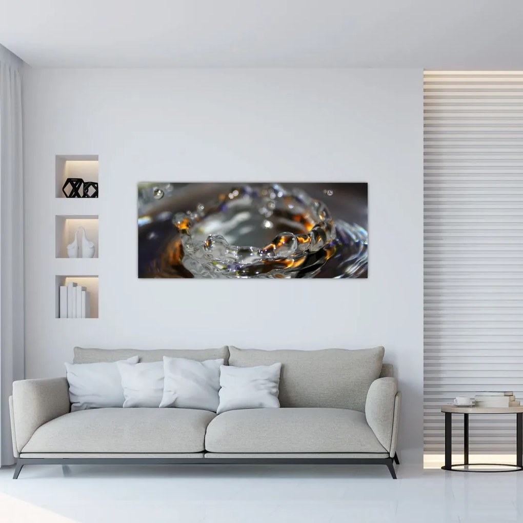 Tablou cu brățara din picături de apă (120x50 cm)