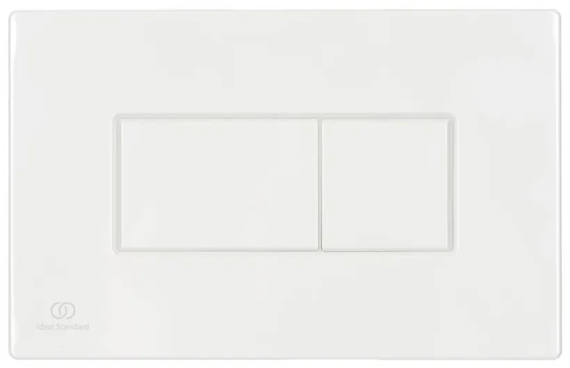 Clapeta de actionare spalare Solea P2, alba Alb mat