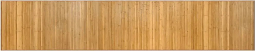 vidaXL Covor dreptunghiular, natural, 60x300 cm, bambus