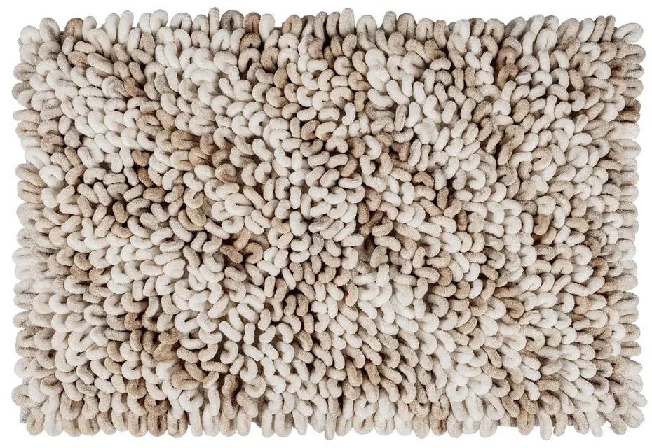 Covoraș de baie bej din material textil 60x90 cm Lerici – Wenko