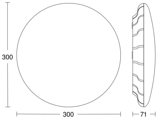 Steinel 067564 - Plafonier LED cu senzor RS PRO S20 SC 15,7W/230V 3000K