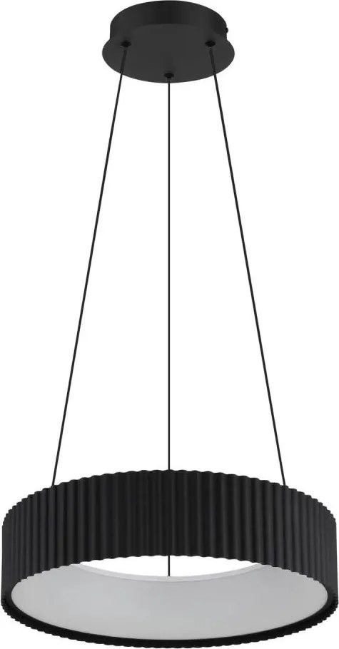 Globo 15924S - Candelabru LED suspendat pe cablu KEMP LED/45W/230V, Ø 46 cm, negru