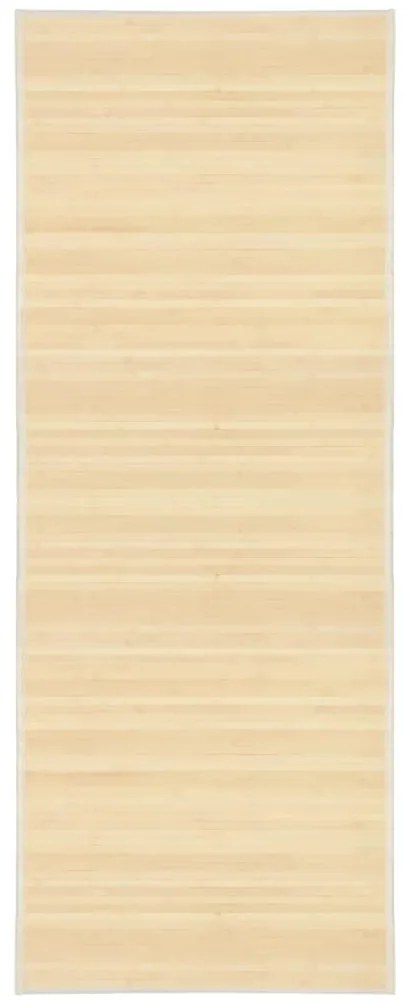 vidaXL Covor din bambus, natural, 80 x 200 cm