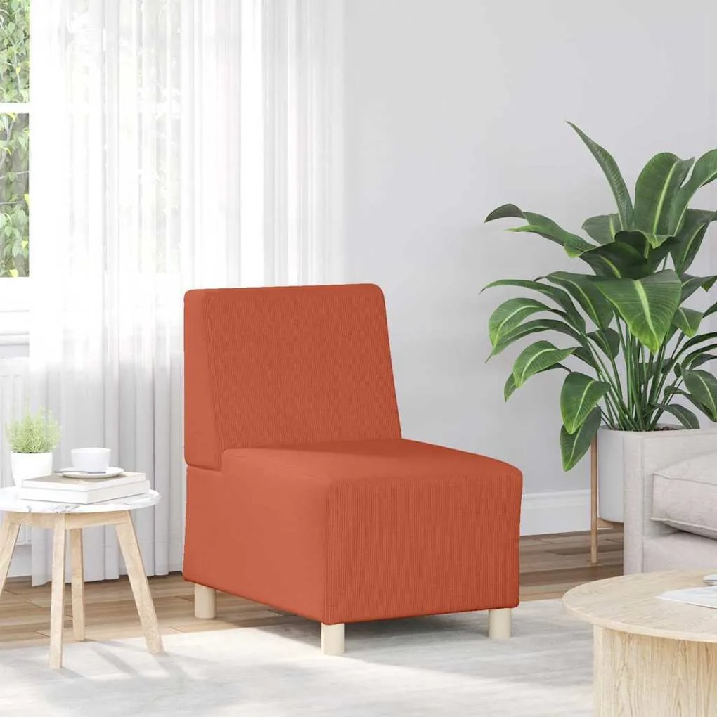 vidaXL Unitate Sofa Modulară Fără Brațe Portocaliu 55 x 74 x 82 cm