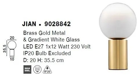 Veioza/Lampa de masa design modern minimalist JIAN