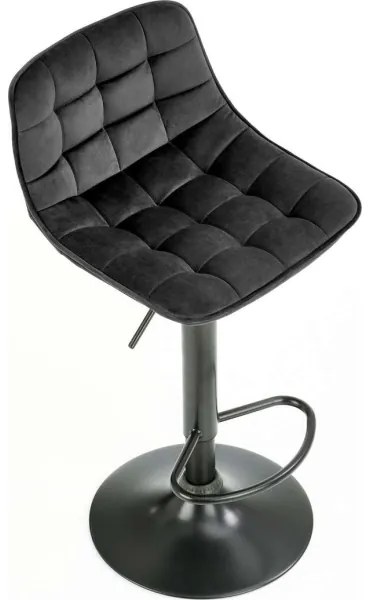 Scaun de bar 106x43 cm negru