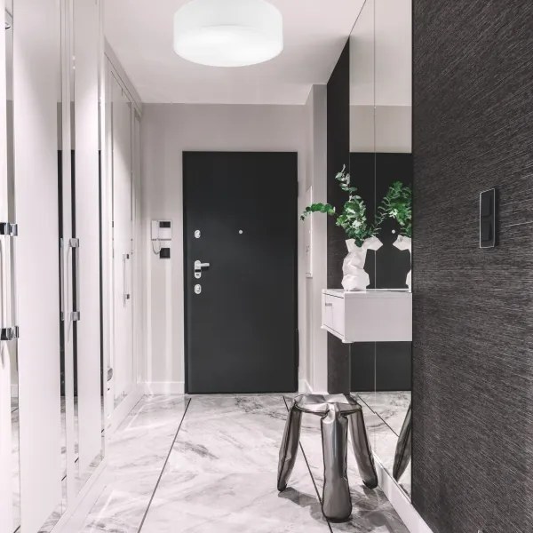 Plafonieră SIRJA DOUBLE 4xE27/15W/230V d. 45 cm alb