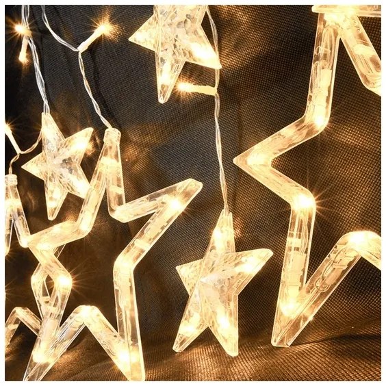 Solight 1V227 - LED Perdea luminoasă de crăciun 3,3 m 77xLED/3xAA