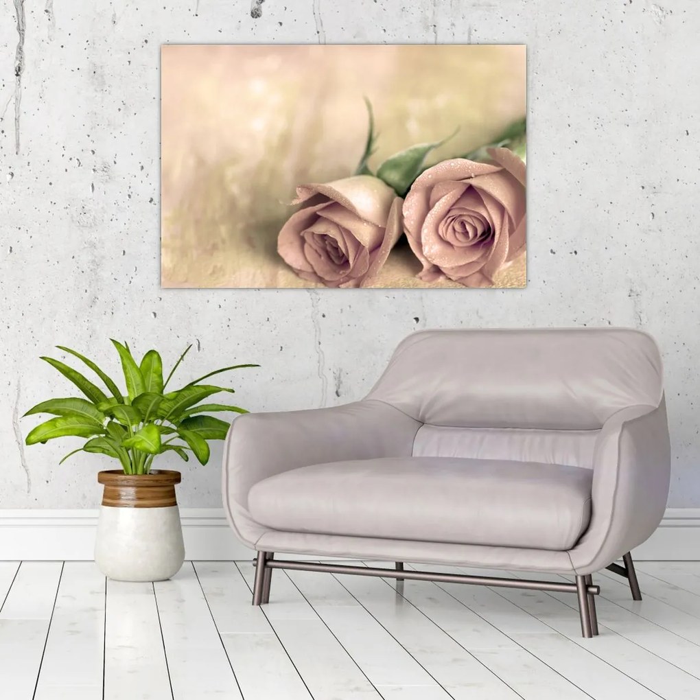 Tablou - Trandafiri fine (90x60 cm)