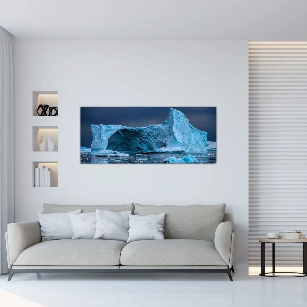 Tablou - Peștera de gheață (120x50 cm)