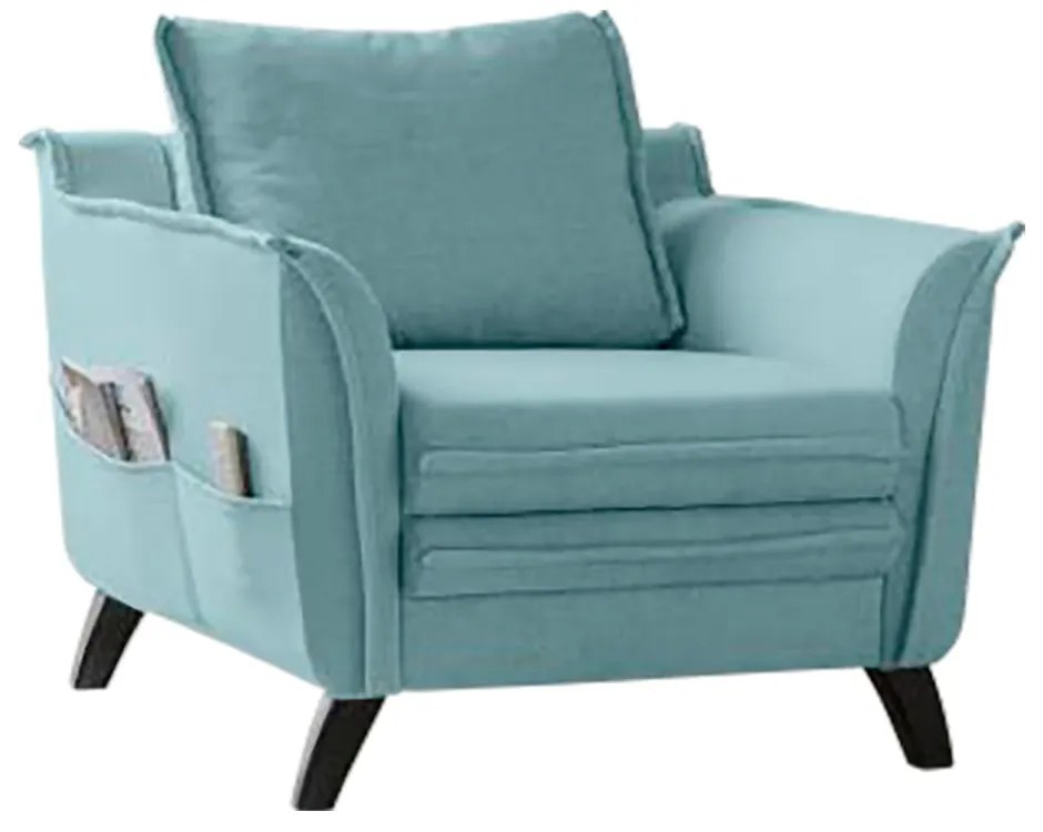 Fotoliu Miuform Charming Charlie, albastru deschis