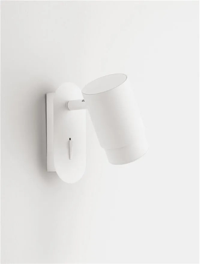 Aplica de Perete cu Spot Directionabil, 1xGU10, Nime alb NVL-9011528