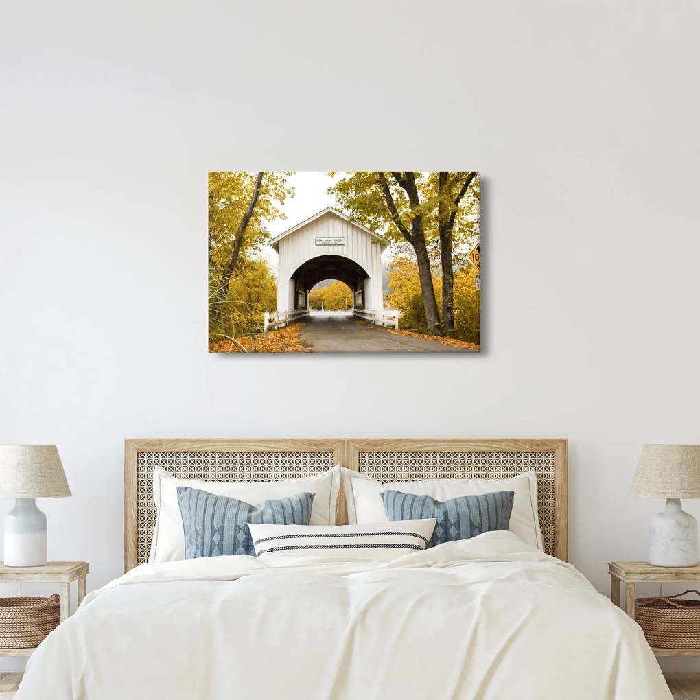 Tablou cu podul în Oregon (90x60 cm)