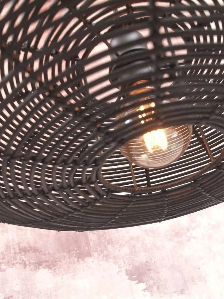 Plafoniera eco din ratan Tanami disc S, bl