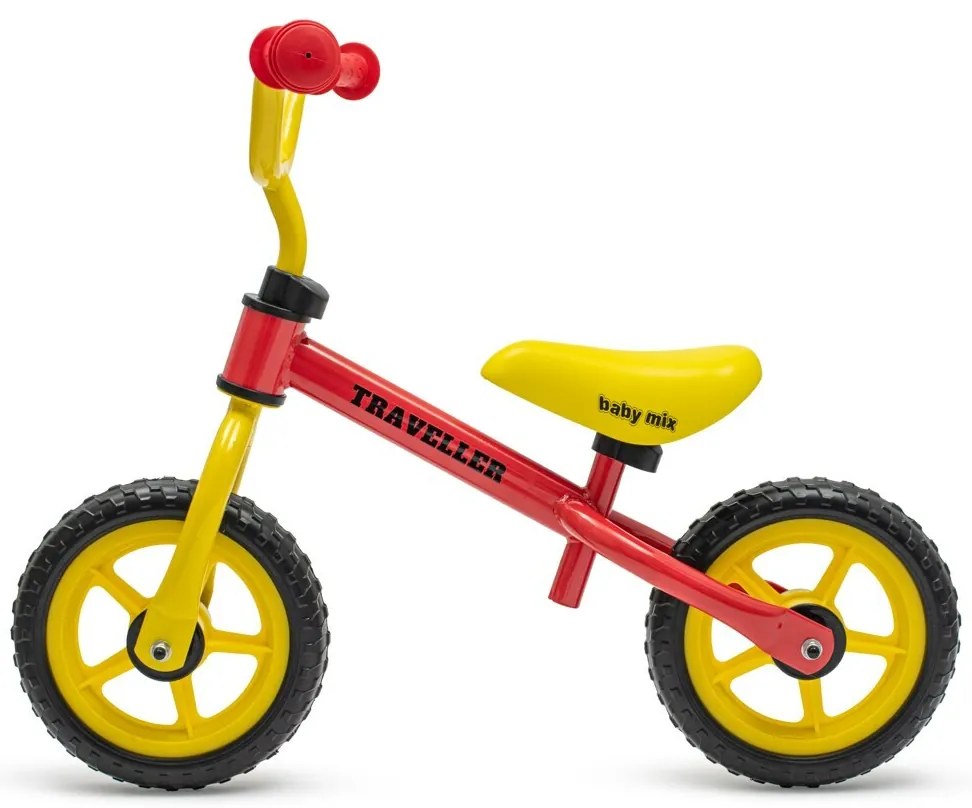 Baby Mix Bicicleta de echilibru pentru copiiTraveller, roșu