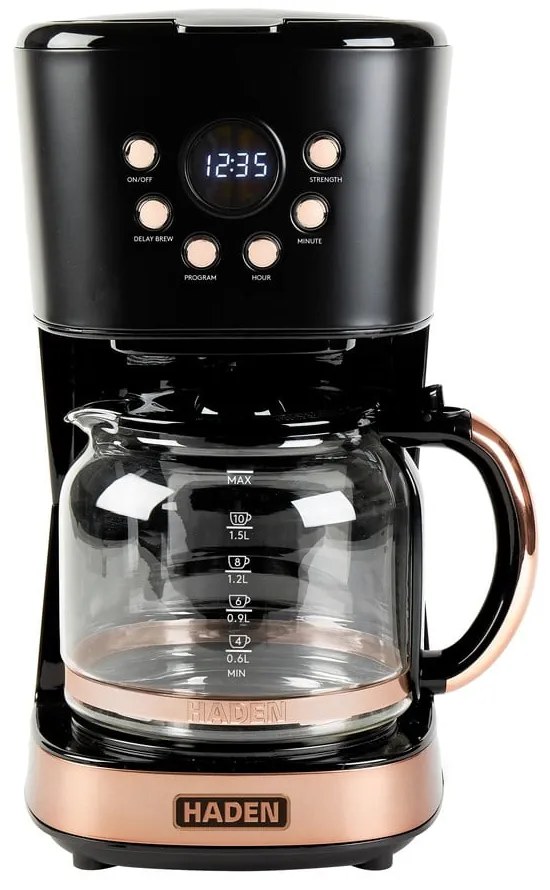 Aparat de cafea negru/arămiu – Haden