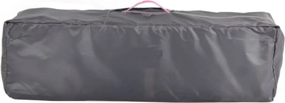 Patut pliant transformabil in tarc copii NOVOKIDS™ Sleepy NEST, 60X120 cm, 2 Niveluri, Masa infasat, Jucarie Carusel cu jucarii din plus, Fermoar