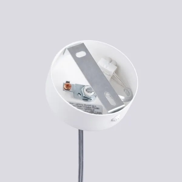 Lustră pe cablu Sollux SL.1686 LAMI 1xGU10/10W/230V alb