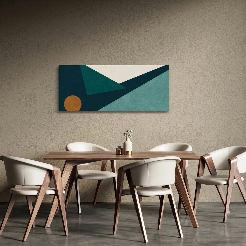 Tablou - Abstract cubic (120x50 cm)
