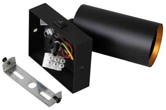 Brilagi - Spot LED de perete dimabil SELE 1xGU10/4,8W/230V negru/auriu