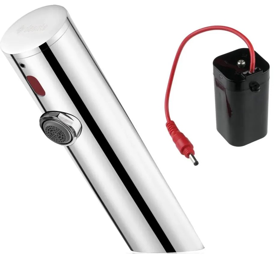 Baterie de lavoar cu senzor Deante BQR_P28R SENSE 4xAA oțel lustruit