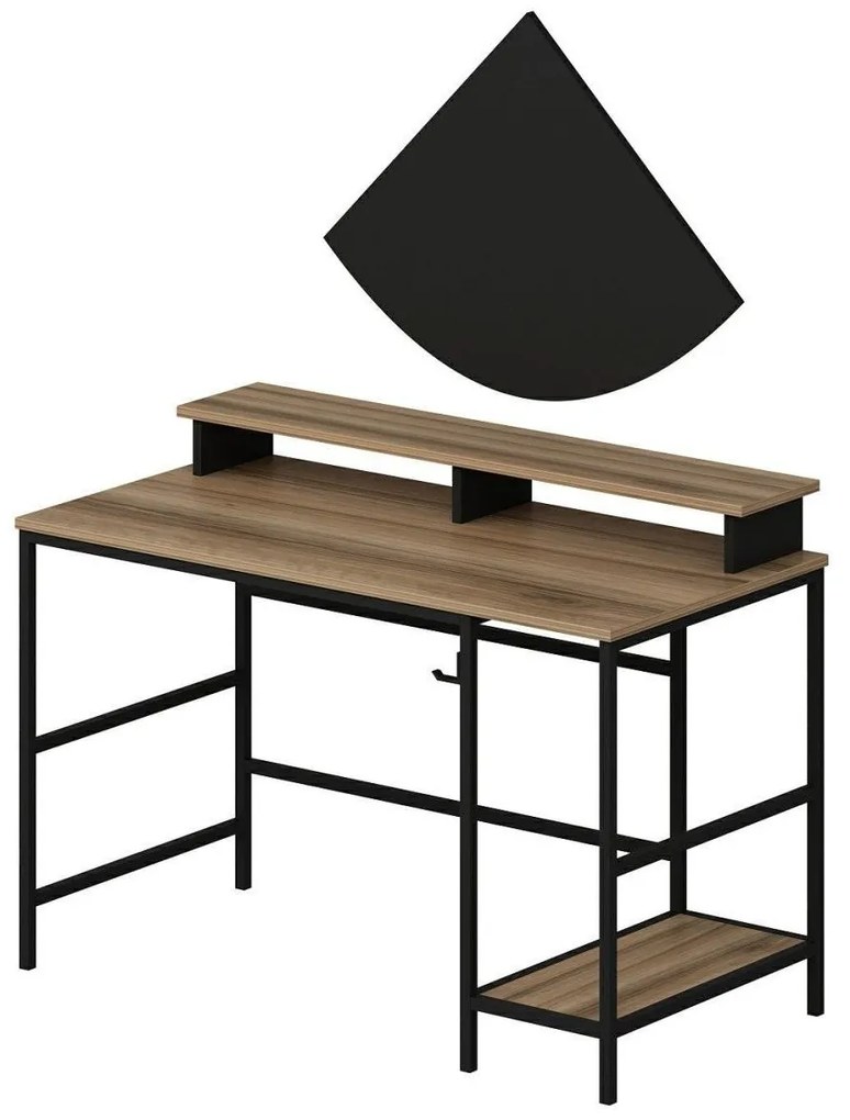 Masă PC Grana L (Auriu + Negru). 1088567